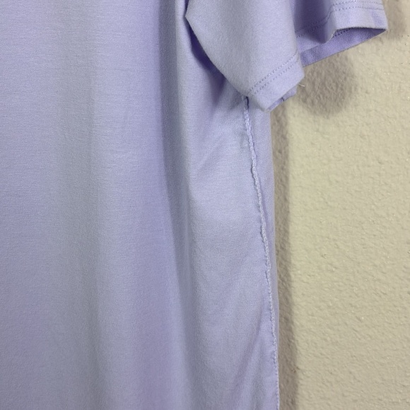 Eileen Fisher Lilac Light Purple Short Sleeve Top Shirt size small - Picture 5 of 9